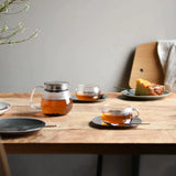 UNITEA cup & saucer 230ml stainless steel